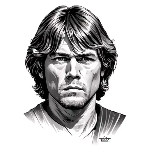 luke skywalker tattoo design idea