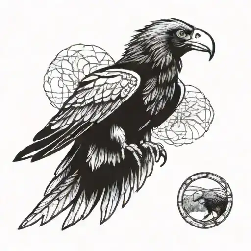 Andean condor tattoo design idea