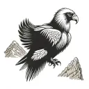 Andean condor tattoo design idea