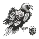 Andean condor tattoo design idea