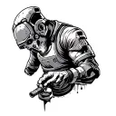 Machinist tattoo design idea