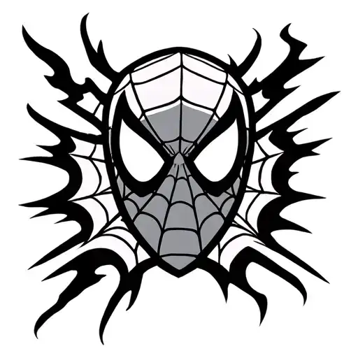 Spiderman Logo tattoo design idea