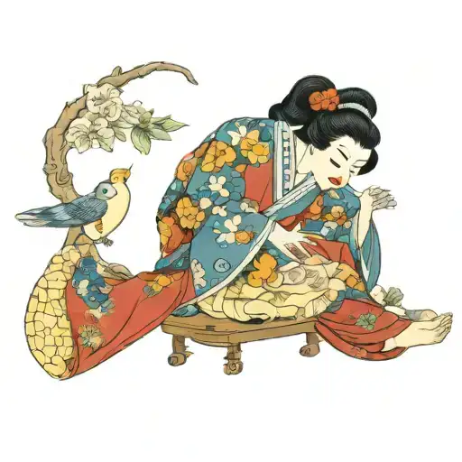 Cinderella tattoo design idea