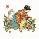 Cinderella tattoo design idea