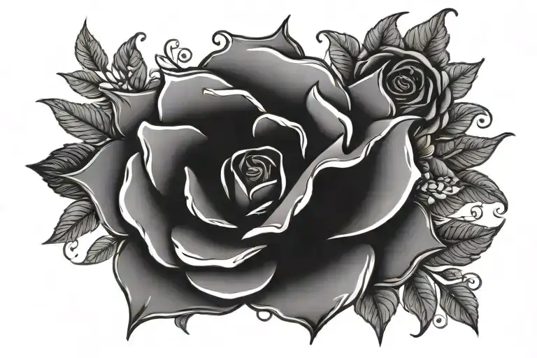 Blessed & Sushila tattoo design idea