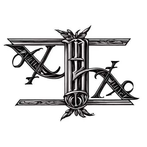 1997 Roman Numerals tattoo design idea