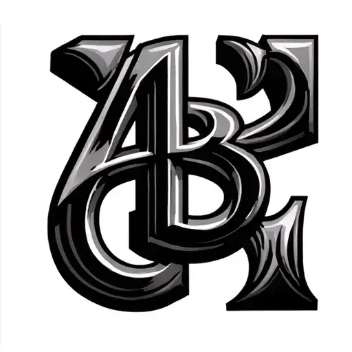 Abc Blocks tattoo design idea