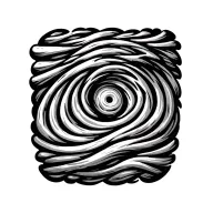 thumb print  tattoo design idea