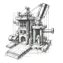 civil engineering tools tattoo design idea