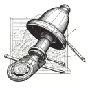 civil engineering tools tattoo design idea