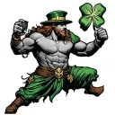fighting irish tattoo design idea