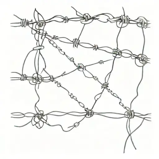 barbed wire with g59 tatto tattoo design idea