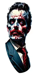 jekyll and Hyde addiction theme arm sleeve tattoo design idea