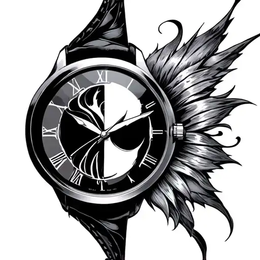 "Khada jhin" watch being warped tattoo design idea