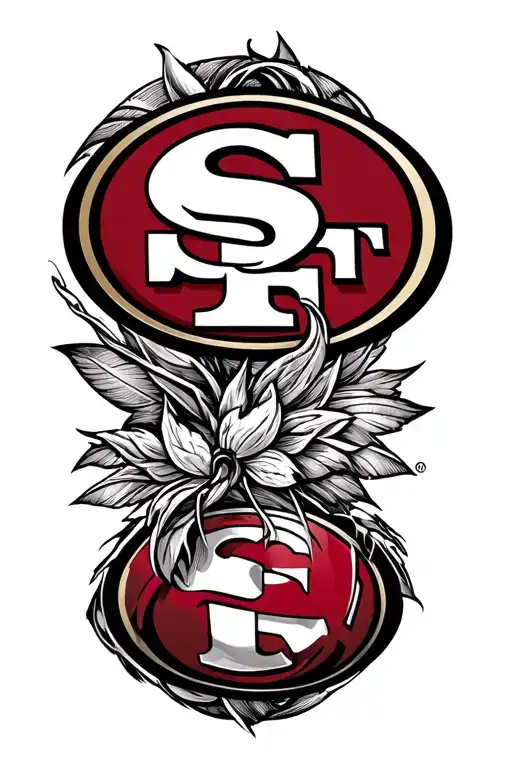 49ers logo tattoo design idea