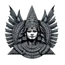 Mayan tattoo design idea