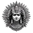 Mayan tattoo design idea