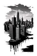 Nyc Skyline tattoo design idea