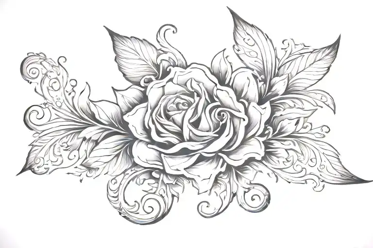Stephanie letters tattoo design idea