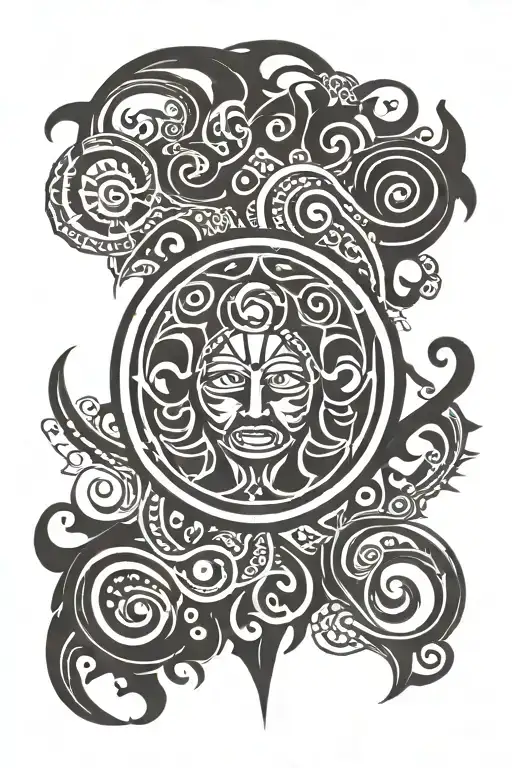 The seal of Veles is above everyone tattoo design idea