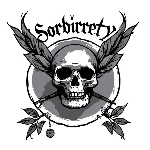 Sobriety tattoo design idea