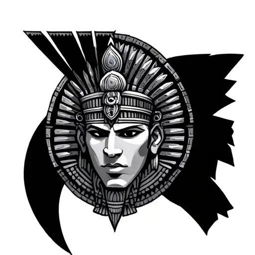 osiris and Viracocha tattoo design idea