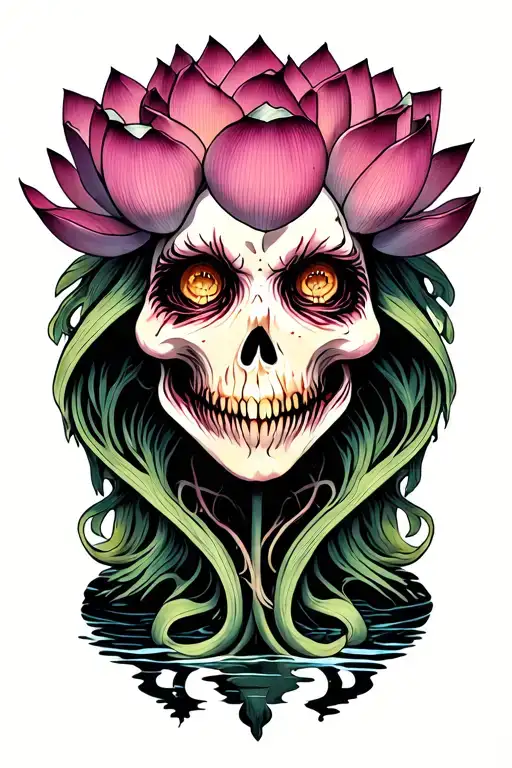 Lotus tattoo design idea