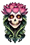 Lotus tattoo design idea