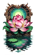 Lotus tattoo design idea