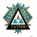 Aa Triangle tattoo design idea
