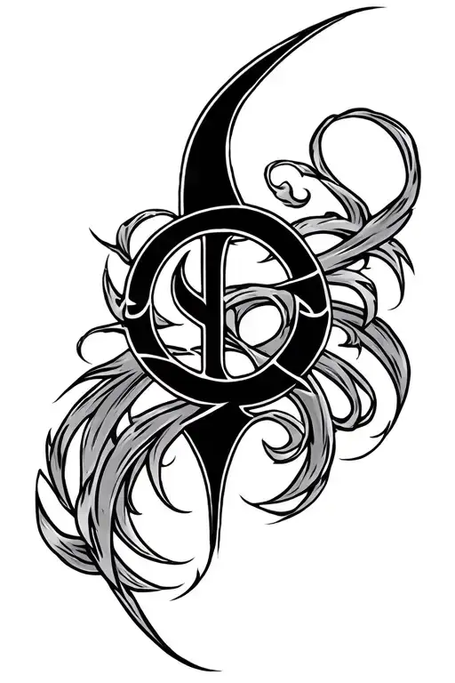 strength symbol tattoo design idea