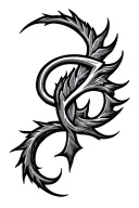 strength symbol tattoo design idea