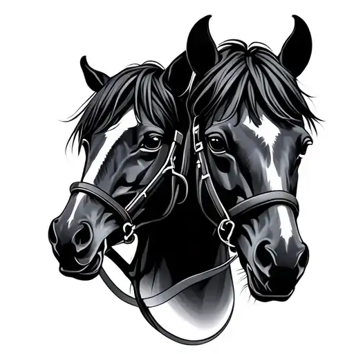 memorial for dad was union organiser and had race horses tattoo design idea