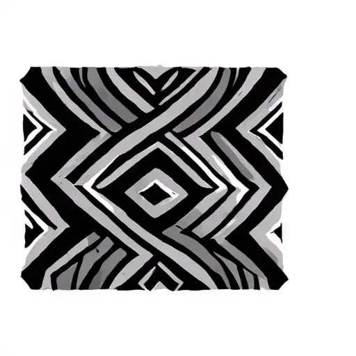 aztec stripes maori design tattoo design idea