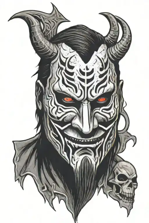 Mick Thomson Mask Slipknot Logo Guitar Pick tattoo design idea