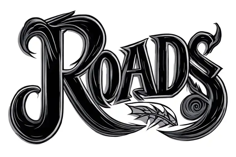Name: Roads tattoo design idea