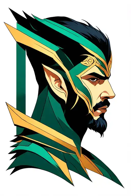 Loki tattoo design idea