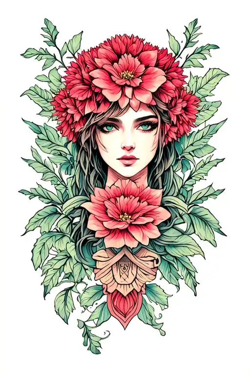 Amaranth tattoo design idea