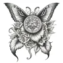 ratio for my babe, BJB tattoo design idea