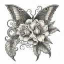 ratio for my babe, BJB tattoo design idea