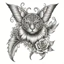 ratio for my babe, BJB tattoo design idea
