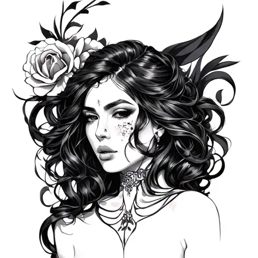 Femdom Slave tattoo design idea