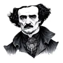 poe tattoo design idea