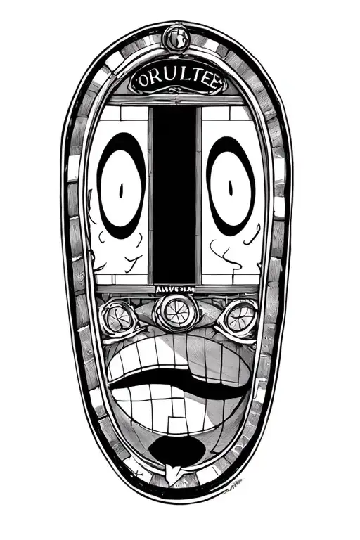 happy smiley, sad smiley, plaster, roulette table, taurus sign tattoo design idea