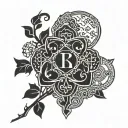 simple Bible scripture tattoo design idea