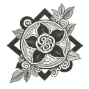 simple Bible scripture tattoo design idea