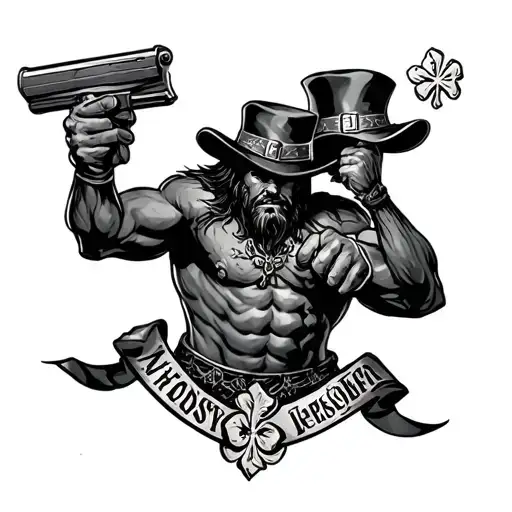 fighting irish tattoo design idea