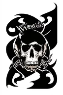 avenged sevenfold logo tattoo design idea