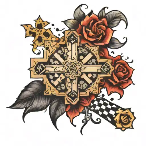 crossword word search tattoo tattoo design idea