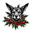Christmas tattoo design idea